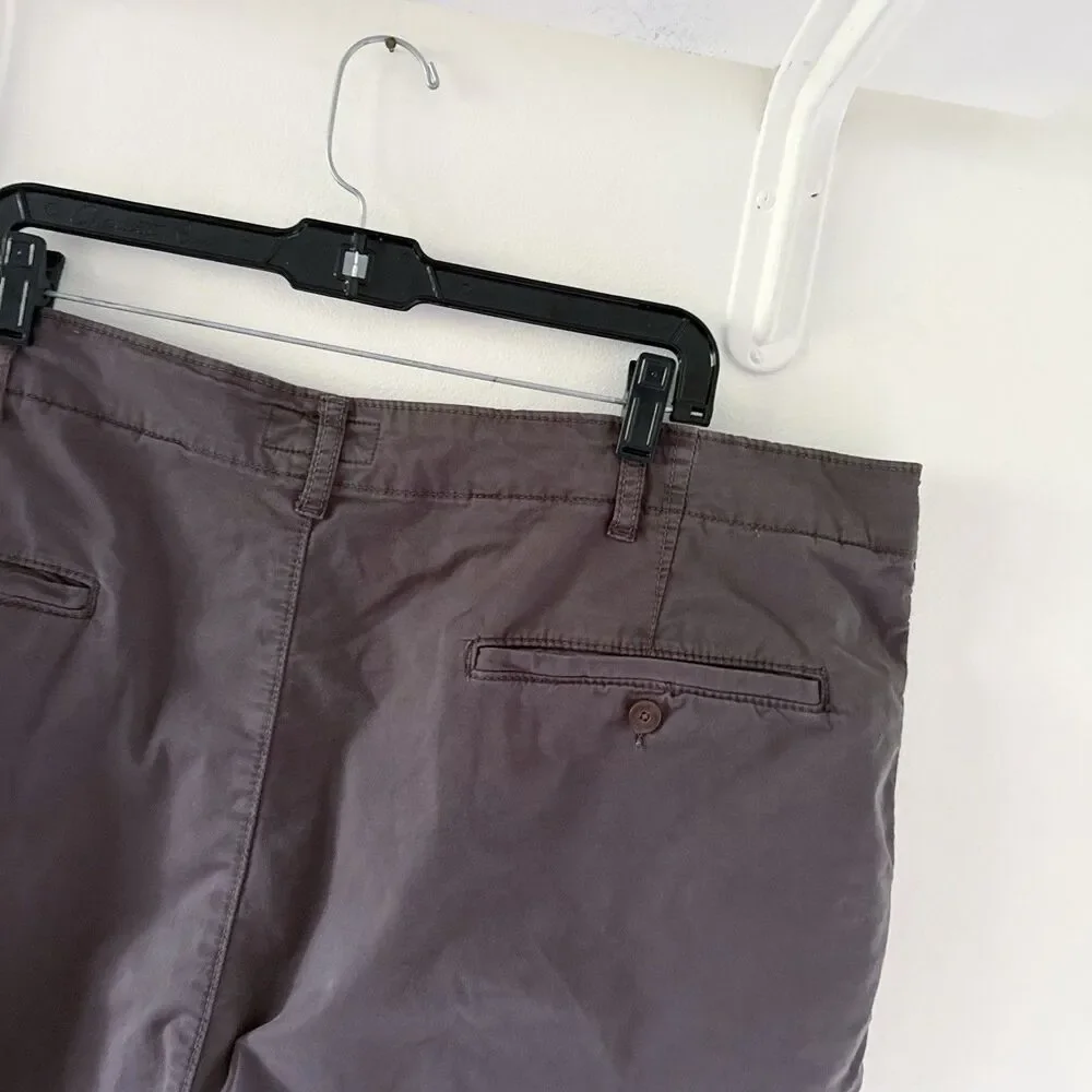 American Eagle Shorts Men 44 Gray Next Level Flex Longer Length Chino Cotton AE